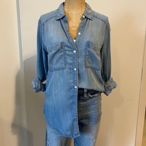 A&F chambray denim shirt
